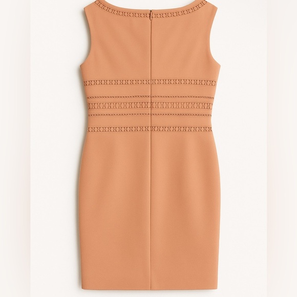 Antonio Melani Estelle Dress Size 10 Persimmon Sleeveless Sheath - Picture 3 of 9